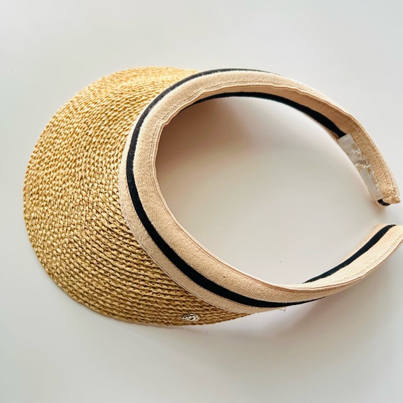 Helen Kaminski, Slide On Raffia Visor main image 4